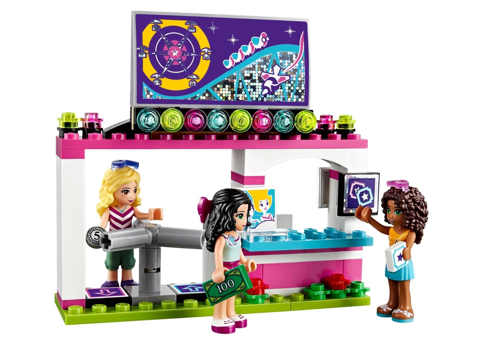 SY 820 Friends Amusement Park Roller Coaster 1178pcs