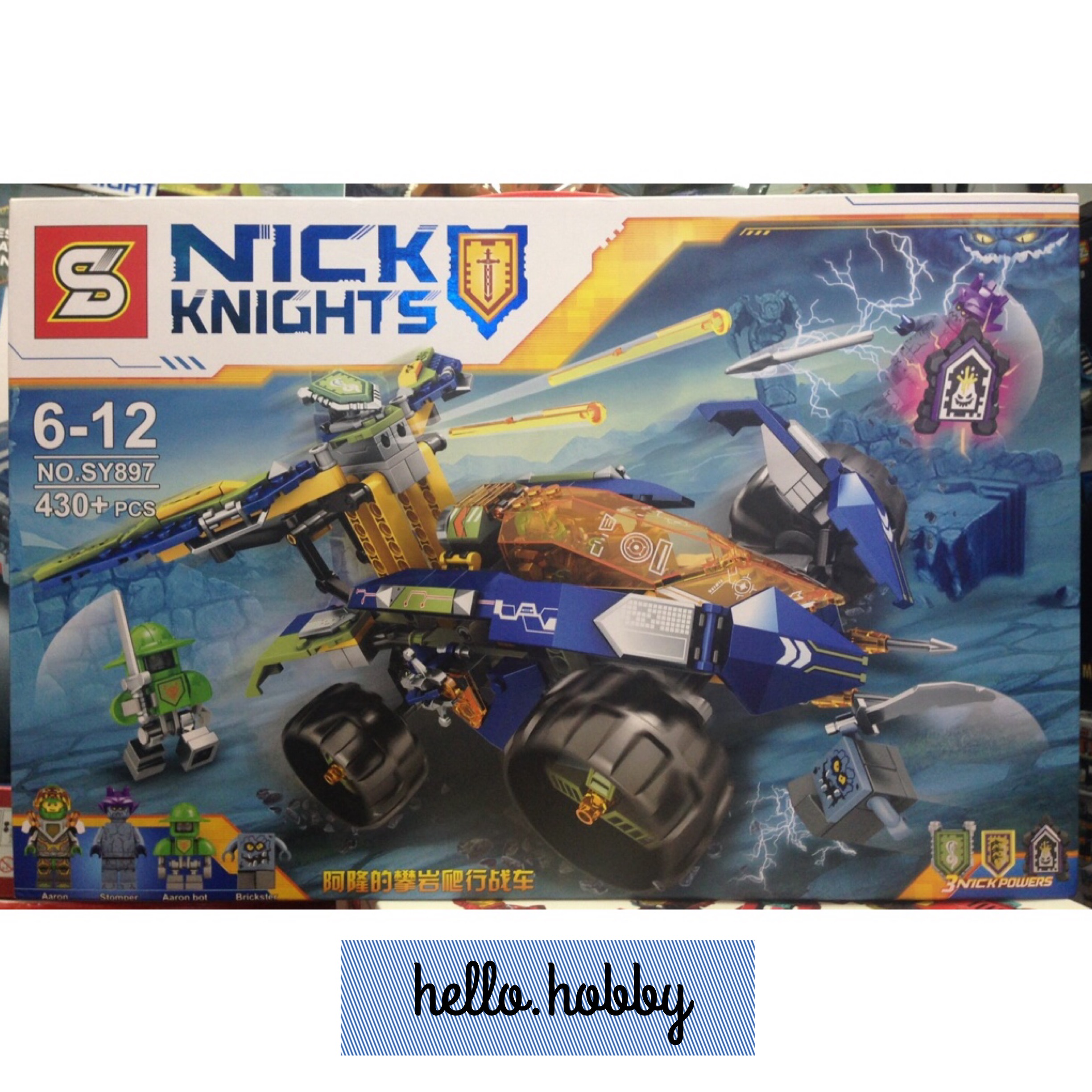 SY 897 Nexo Knights Aaron’s Rock Climber 430pcs