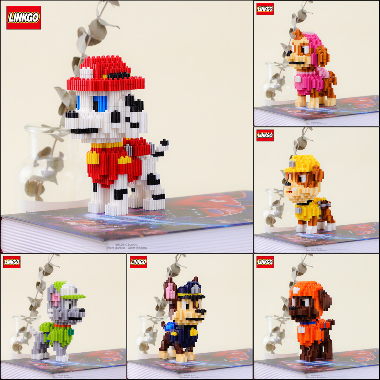 Linkgo 68237-68242 Paw Patrol (แบบเฟือง)
