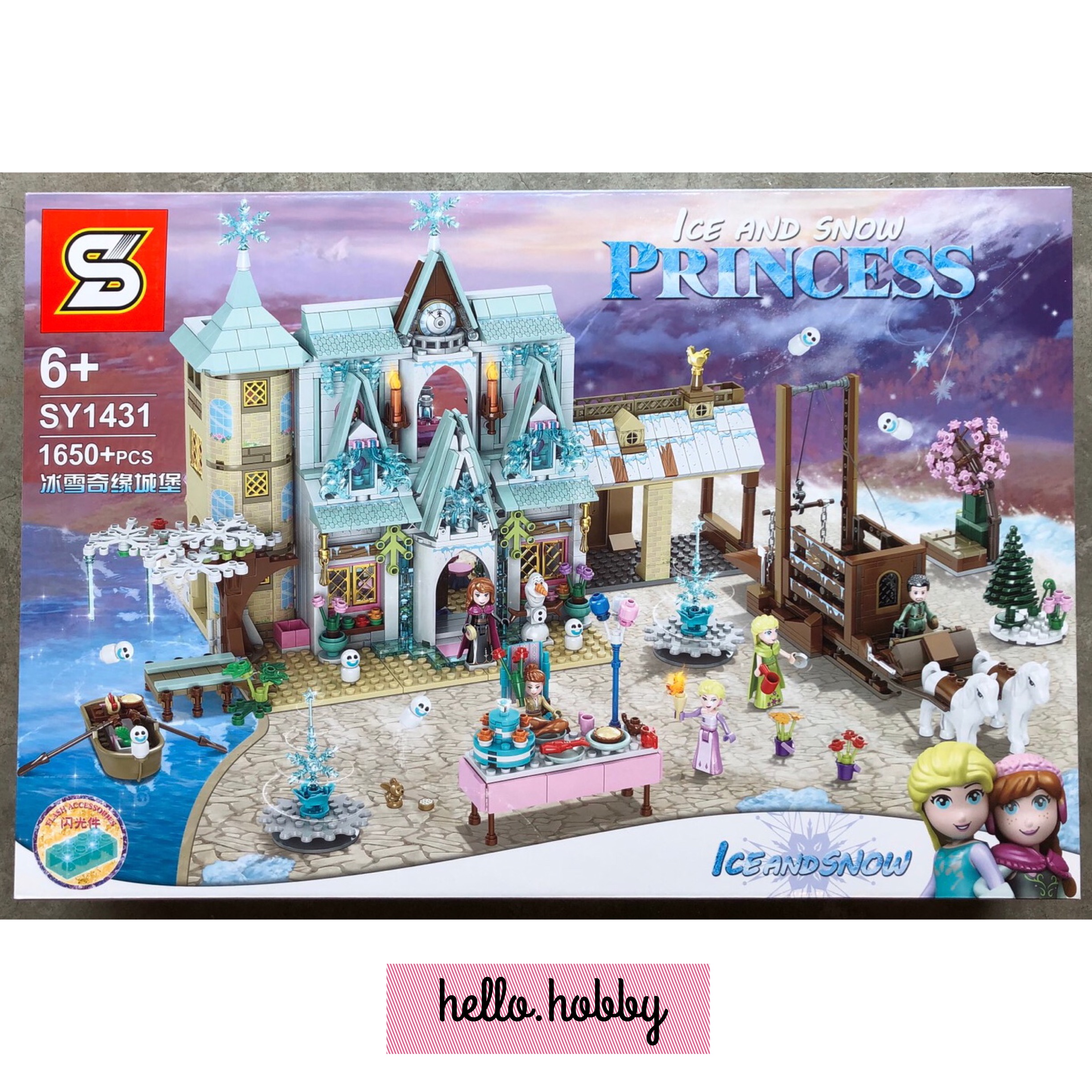Sy 1431 Disney Frozen Ice and Snow Princess 1650pcs