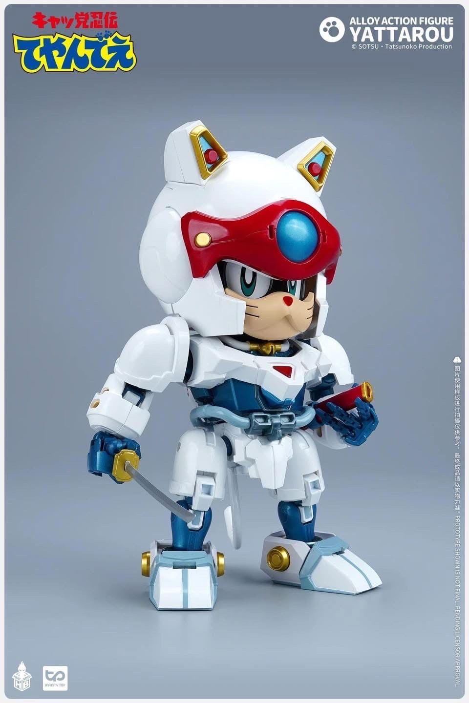 Samurai Pizza Cats Yattarou Alloy Action Figure by HeatBoys