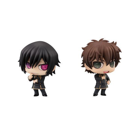 PRE-ORDER : Chimi Mega Buddy Series! Code Geass Lelouch of the Rebellion Lelouch Lamperouge & Suzaku Kururugi Set