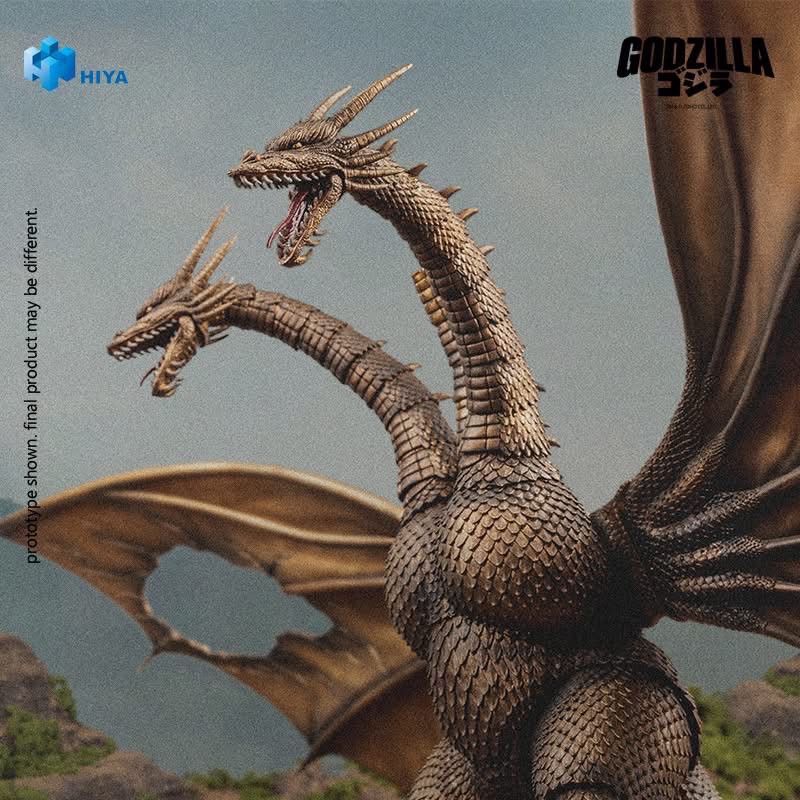 Pre-order : EXQUISITE BASIC Series Godzilla vs. King Ghidorah (1991): King Ghidorah Battle Damaged Ver. Action Figure by Hiya Toys