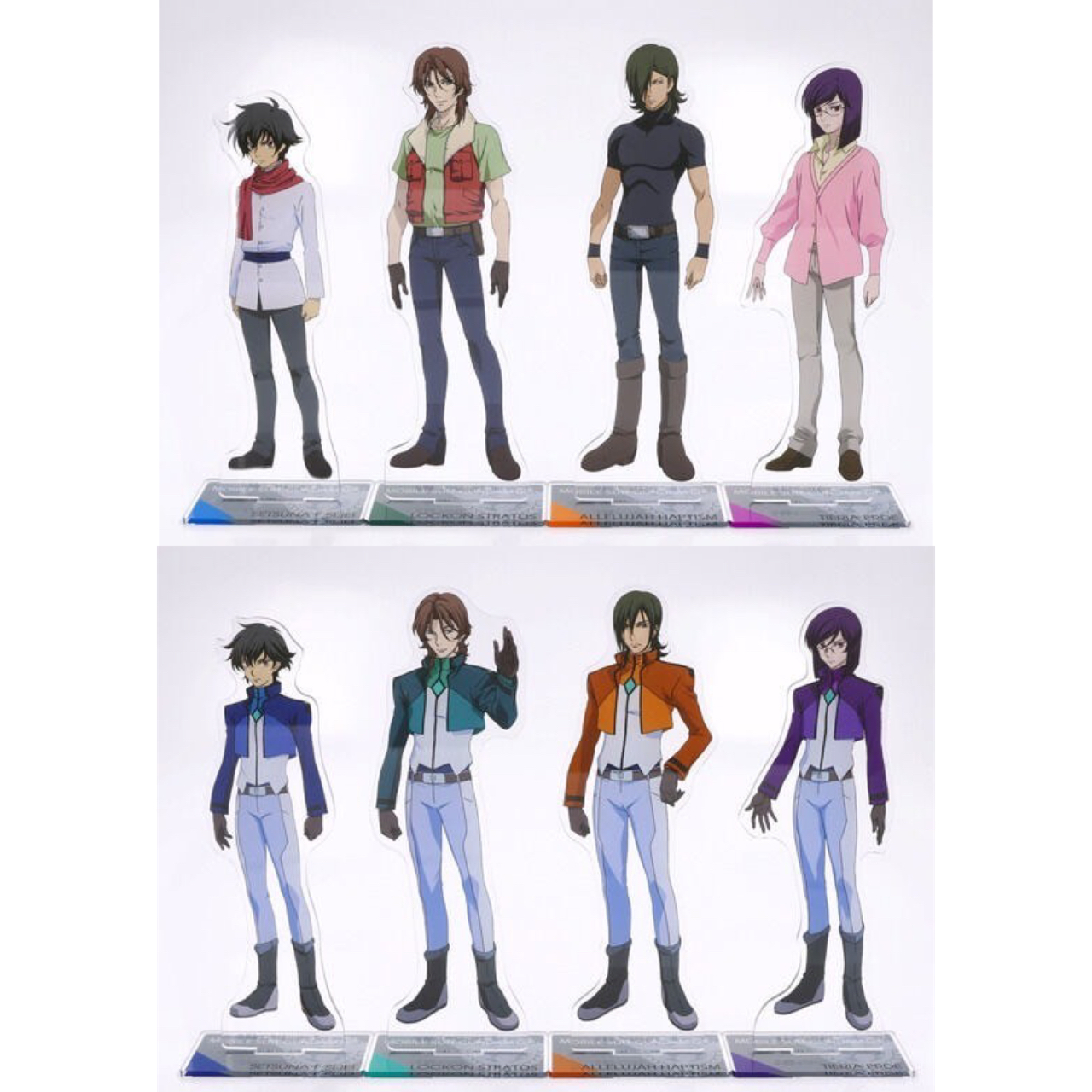 PRE-ORDER : Mobile Suit Gundam 00 Big Acrylic Stand First / Second Season (4 types)