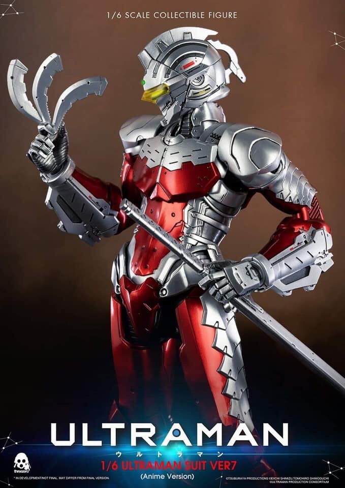 Pre-order : Ultraman Suit Ver 7 (Anime Version) 1/6 Scale Collectible Figure By THREEZERO