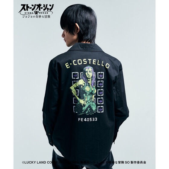 PRE-ORDER : JoJo's Bizarre Adventure: Stone Ocean [glamb] E・Costello shirt