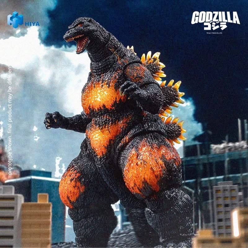 Pre-order : EXQUISITE BASIC Series Godzilla vs. Destoroyah (1995) Burning Godzilla Action Figure by Hiya Toys