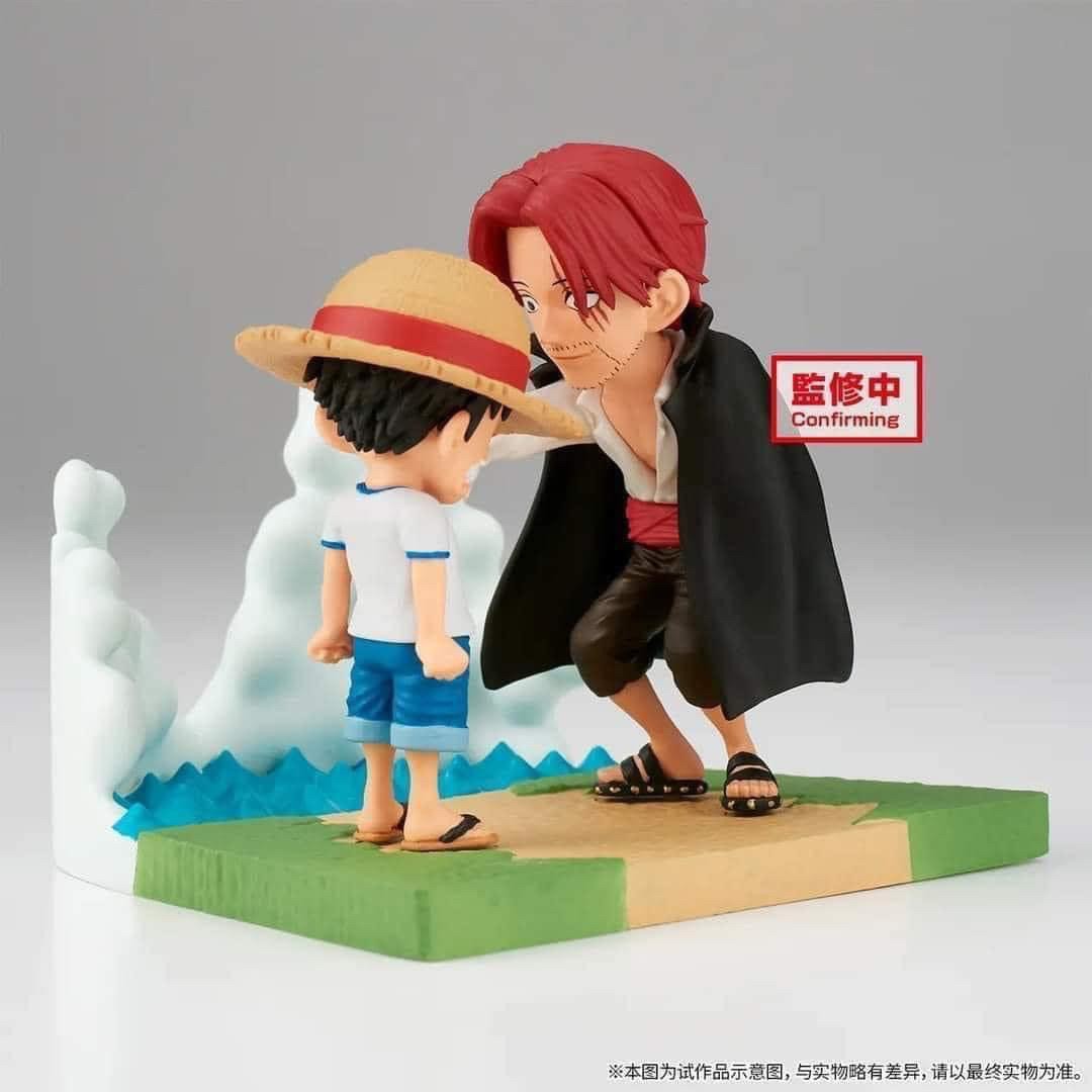 Pre-order : ONE PIECE WORLD COLLECTABLE FIGURE LOG STORIES -MONKEY.D.LUFFY&SHANKS-