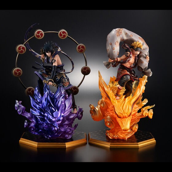 PRE-ORDER : Precious G.E.M. Series NARUTO Shippuden Uzumaki Naruto -Fujin- & Uchiha Sasuke -Raijin- Set