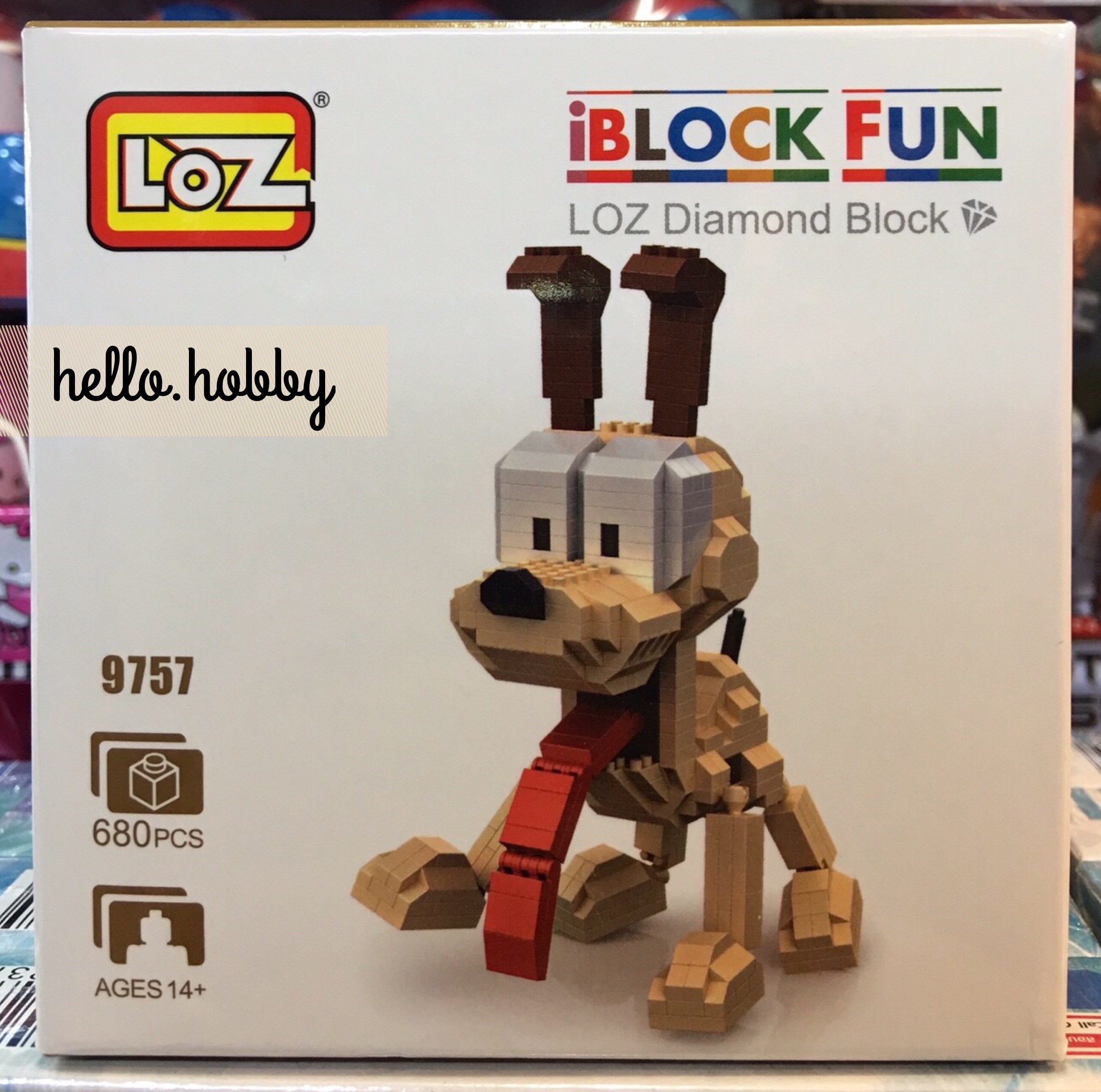 LOZ 9757 Odie Dog 680pcs