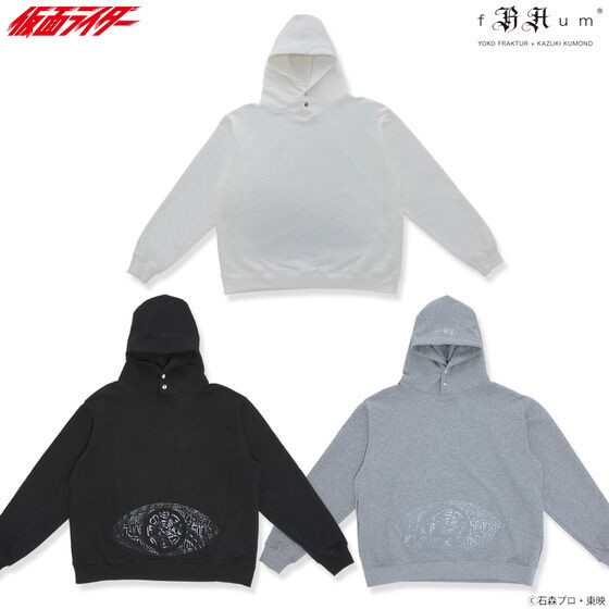 PRE-ORDER : Kamen Rider x fRAum Hoodie (all 3 colors)