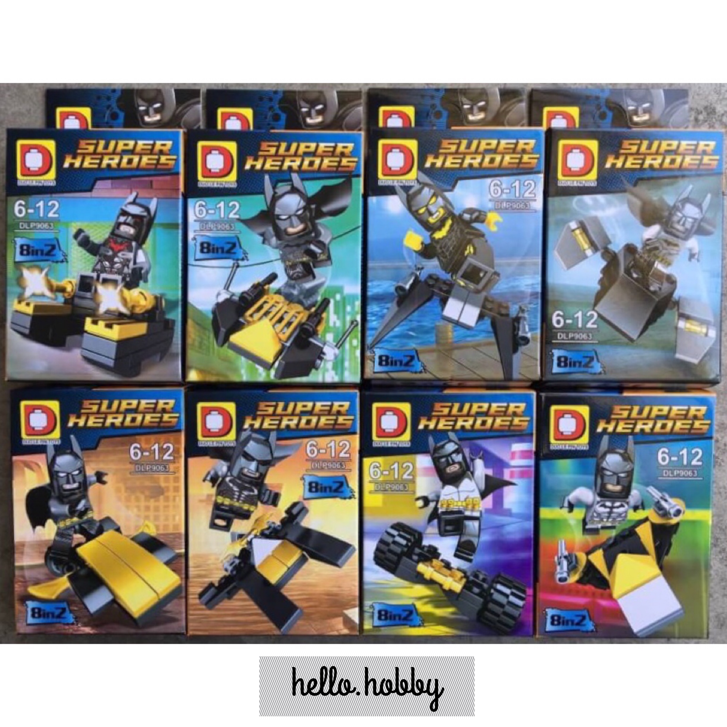 DLP 9063 1-8 Super Heroes Batman 8 in 2