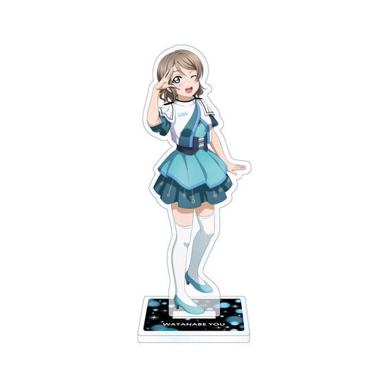 PRE-ORDER : Love Live! Sunshine !! Aqours Acrylic Figure Cyber Security Ver. [Premium Bandai Limited Set]