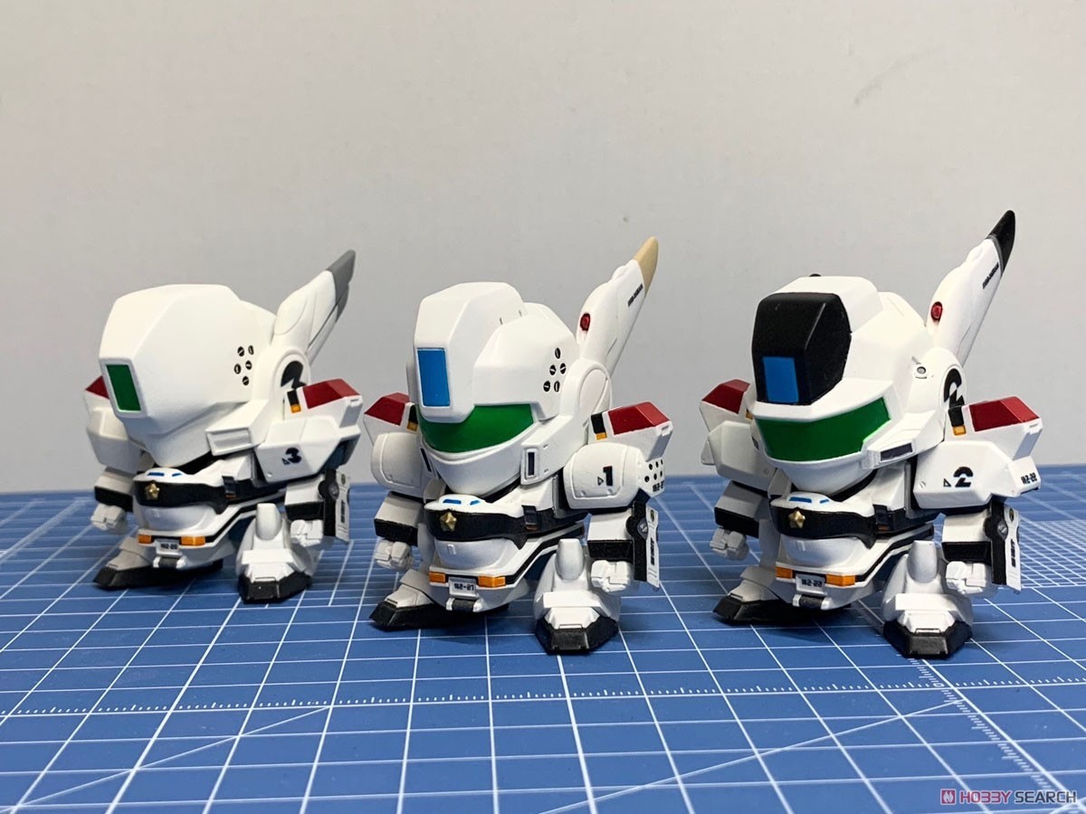 Pre-order : Patlabor: Deformed Mecha Figure World Vol.1 Ingram Unit 1 / 2 / 3 by Genco