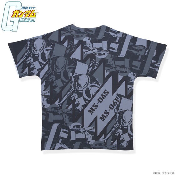 PRE-ORDER : Mobile Suit Gundam Zaku Day Item Full Panel T-shirt
