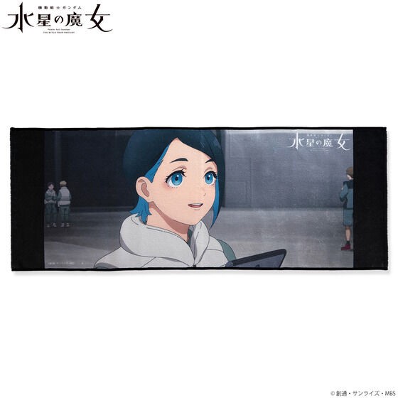 PRE-ORDER : Mobile Suit Gundam The Witch from Mercury Portrait Face Towel
