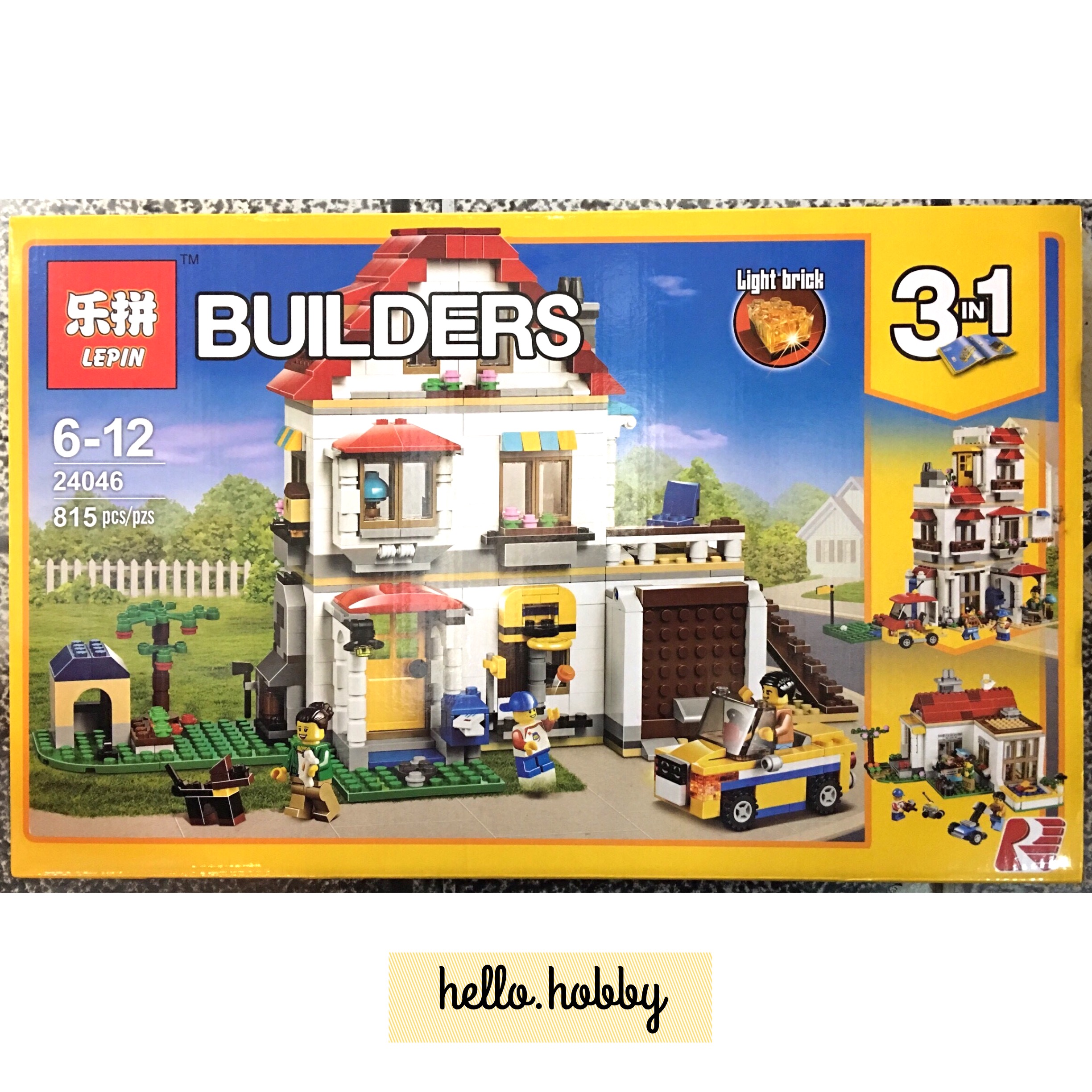 Lepin 24046 Modular Family Villa 815pcs (light brick)