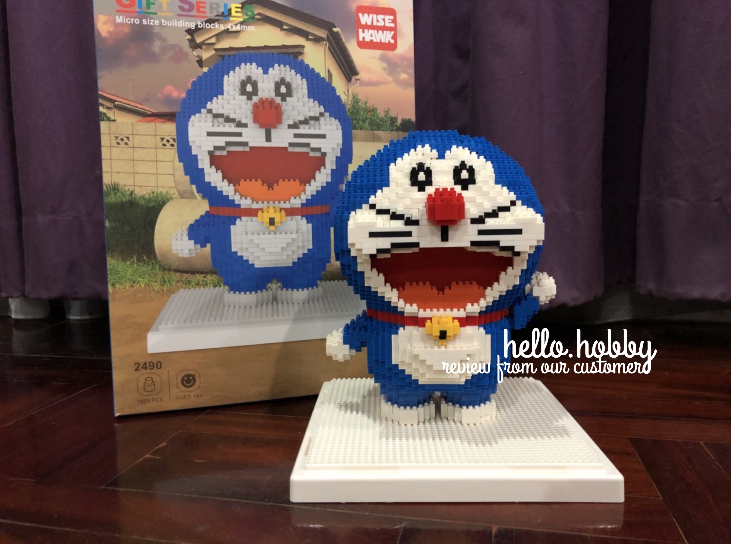 Wise Hawk 2490 Doraemon 1665pcs