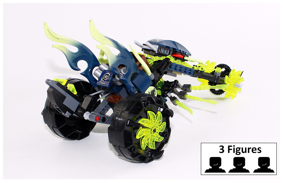 Bela 10395 Ninjago Chain Cycle Ambush 298pcs