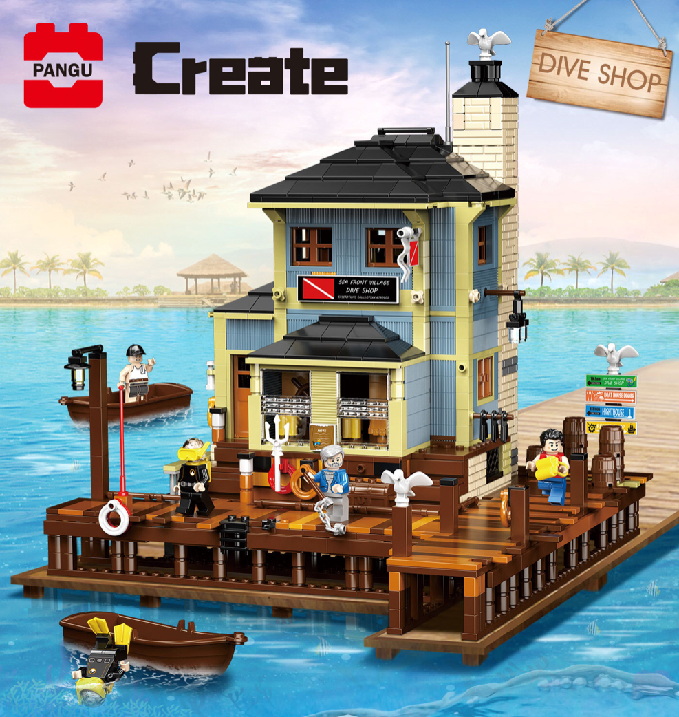 Pangu Pg 12001 Dive Shop 1460pcs