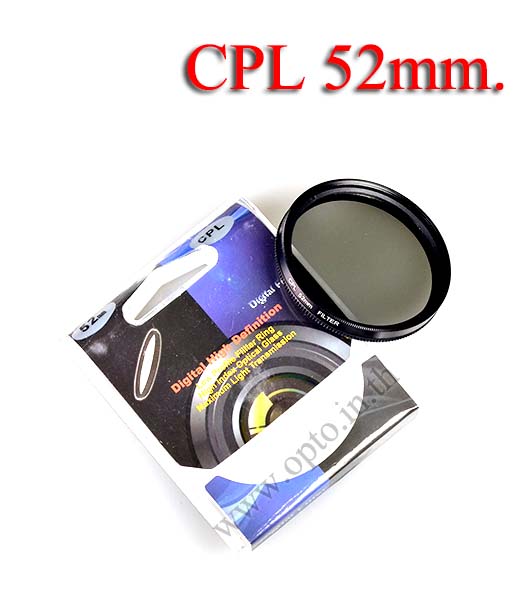 Digital Filter 52mm. CPL Circular Polarizing C-PL