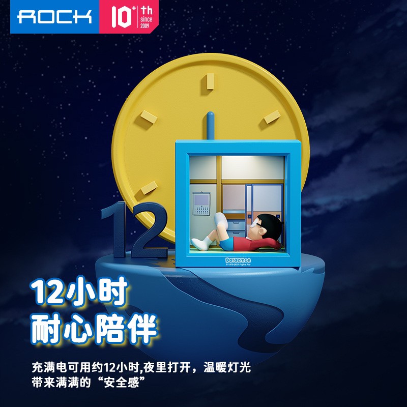 Rock x Doraemon Nobita Lamp