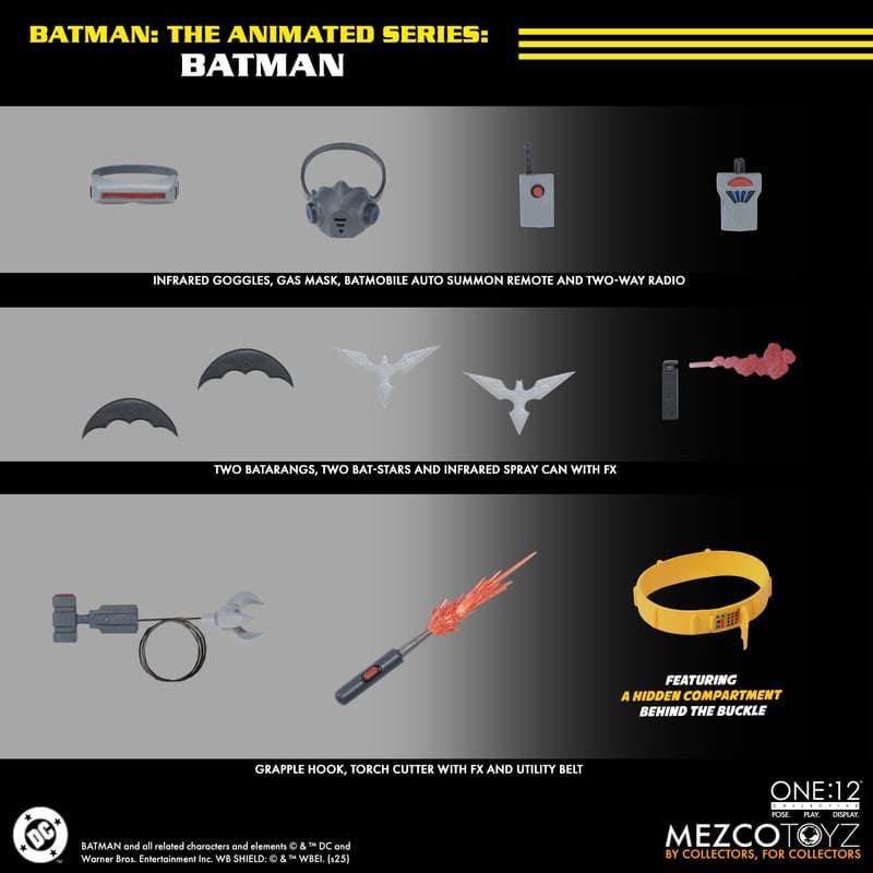 Pre-order : One: 12 Collective Batman The Animated Series by Mezco Toyz