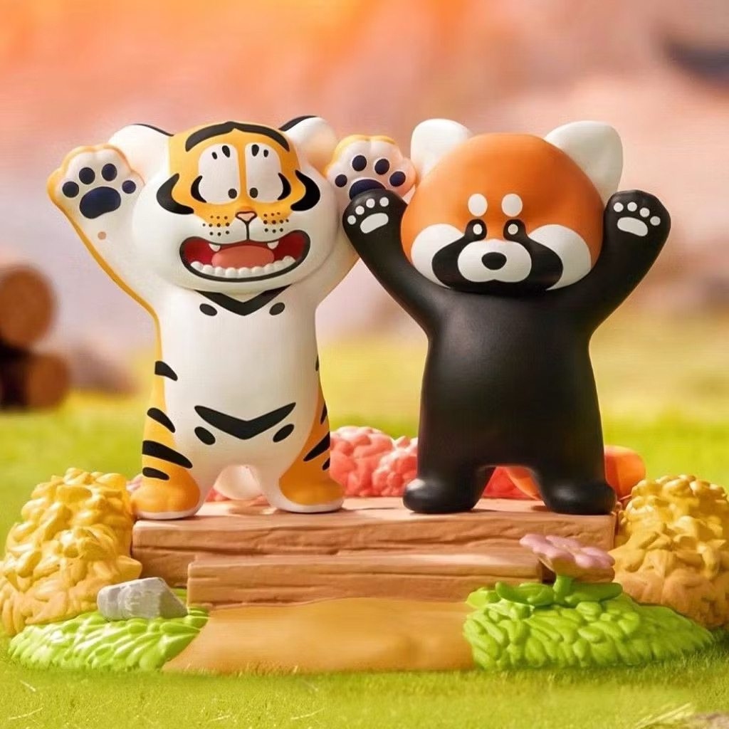 ร้าน🇹🇭 พร้อมส่ง✨ โมเดลได้ 1 ตัว - Panghu I'm Not Fat Tiger - Little Tiger and His Partners Series by Funism