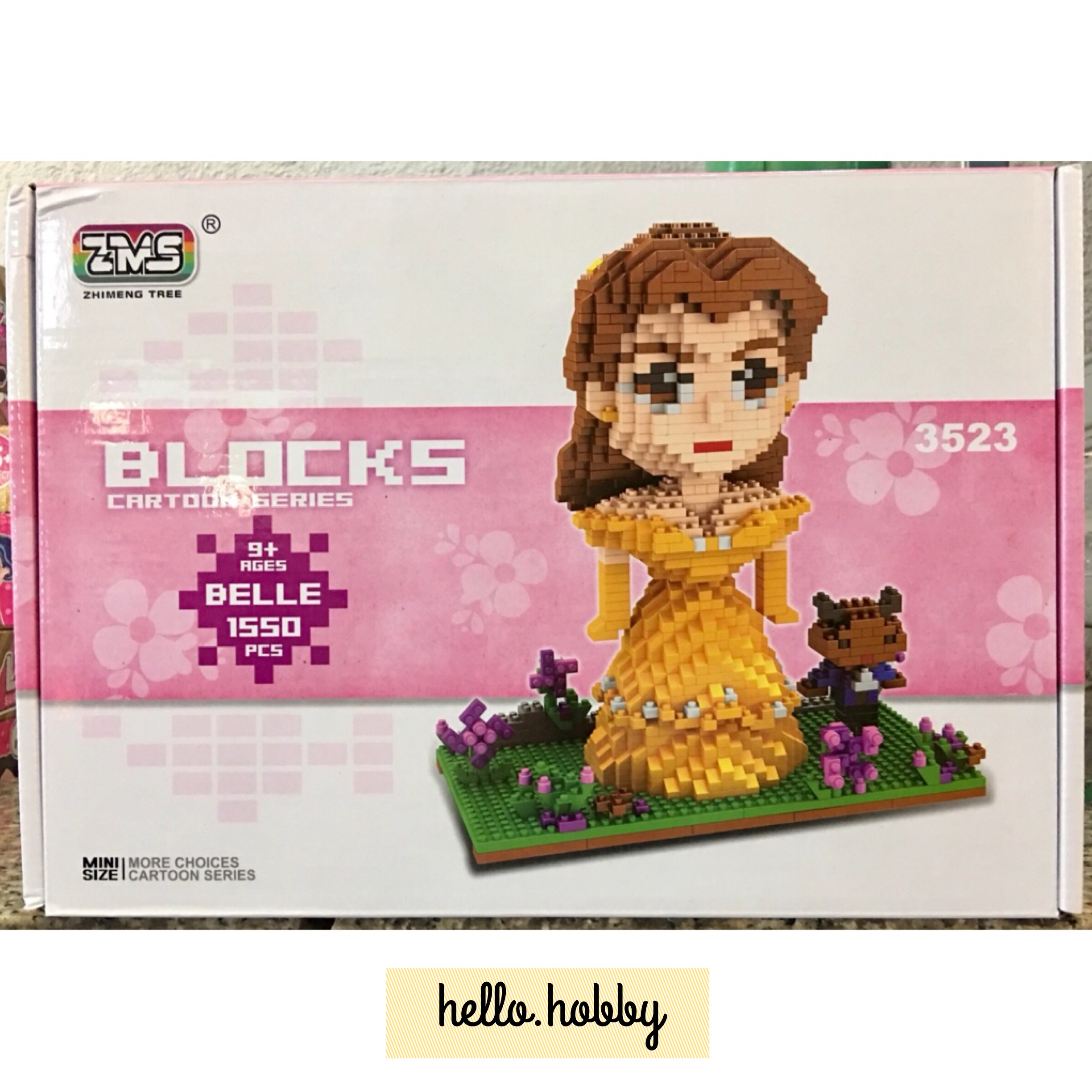 ZMS 3523 Disney Princess Beauty and The Beast Belle 1550pcs