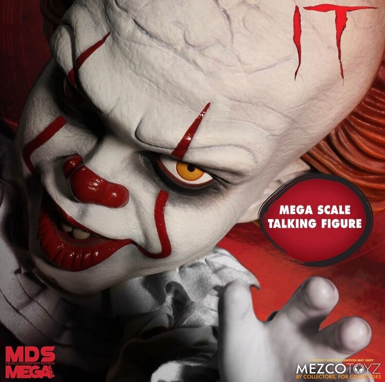 Pre-order : IT (2017): Mega Scale Talking pennywise by Mezco Toyz