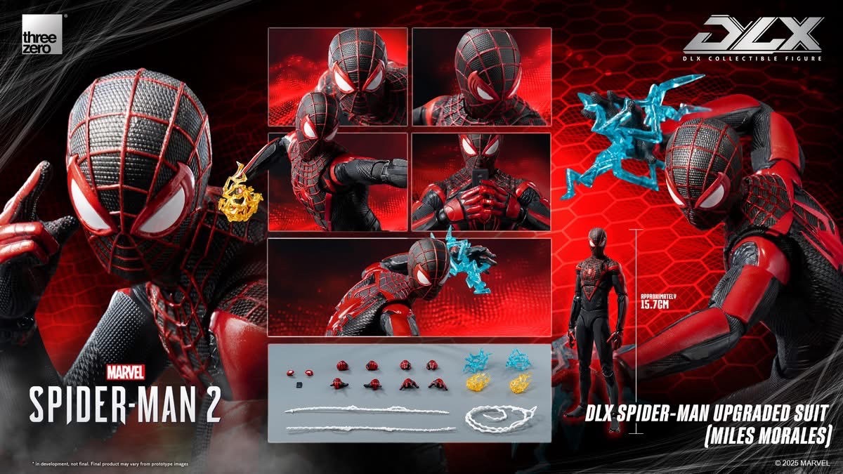 Pre-order : Marvel’s Spider-Man 2 DLX Spider-Man Upgraded Suit (Miles Morales) by Threezero