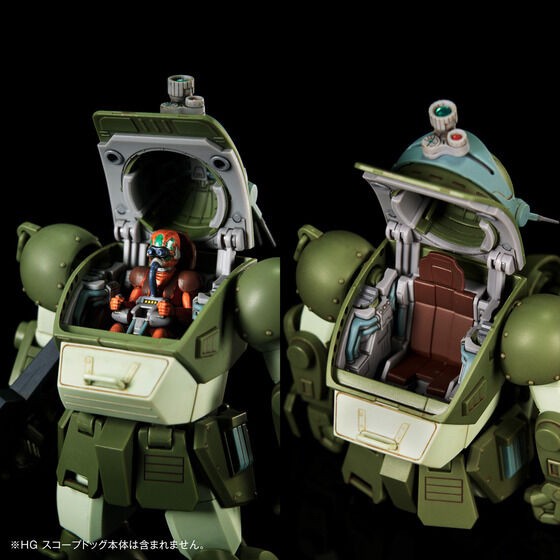 PRE-ORDER : HG ScopeDog Extension Parts Set 1 Plastic Model