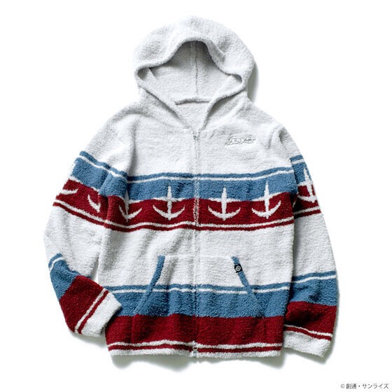 PRE-ORDER : STRICT-G "Mobile Suit Gundam" Mokomoko Room Wear Zip Parka