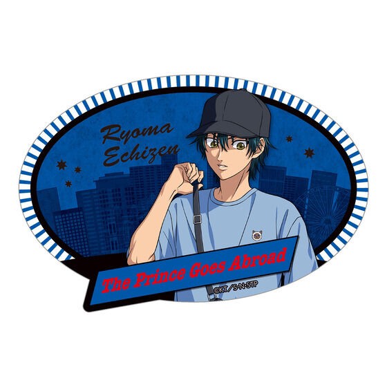 PRE-ORDER : New Prince of Tennis The Prince Goes Abroad Luggage Sticker Set