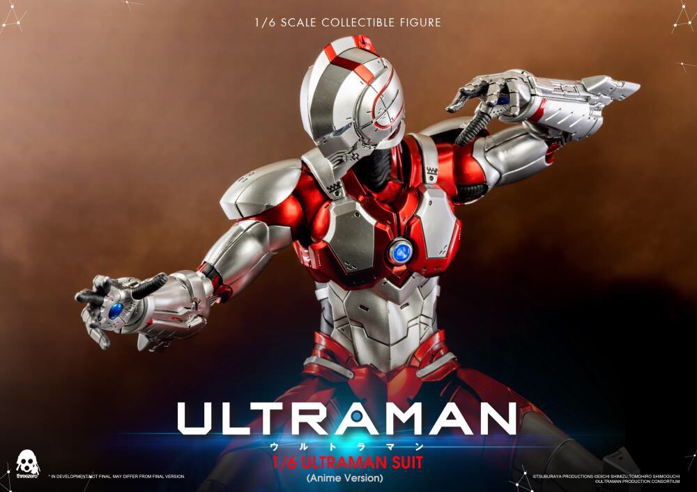 PRE-ORDER : Ultraman Suit (Anime Version) 1/6 Scale Collectible Figure By THREEZERO