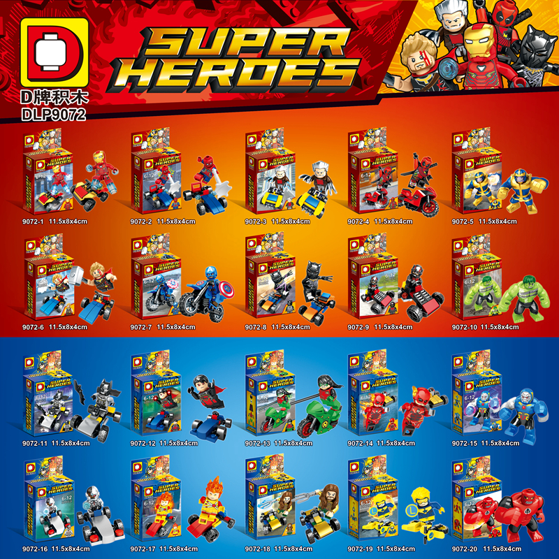 Duo Le Pin Toys DLP 9072 1-20 Super Heroes