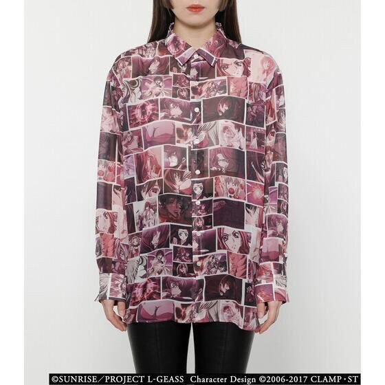 PRE-ORDER : Code Geass R4G Total Pattern Shirt (CODE GEASS SCENE PHOTO SHIRT)