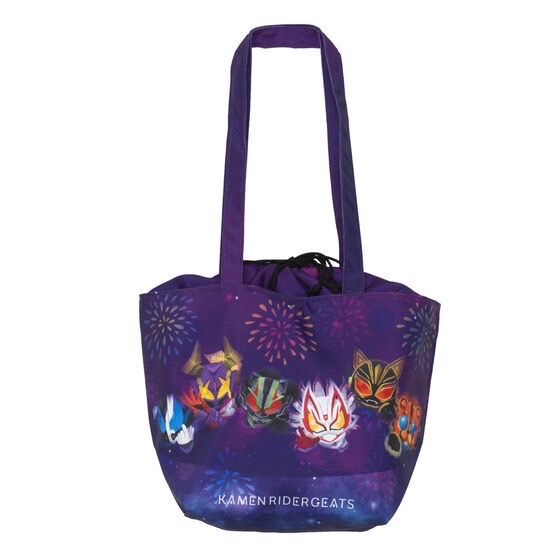 PRE-ORDER : Kamen Rider Geats Deformed Tote Bag Fireworks Pattern