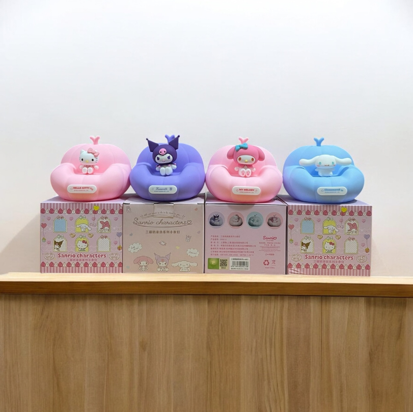 โคมไฟซานริโอ้ ลิขสิทธิ์แท้ - Sanrio Pumpkin Sofa Night Light LED Lamp