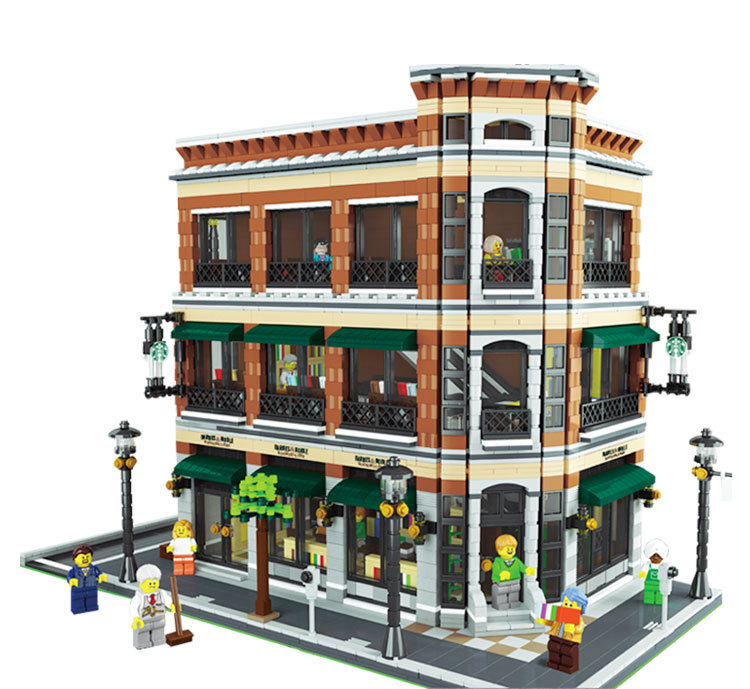 Lepin 15017 Barnes & Nobles / Starbucks 4616pcs