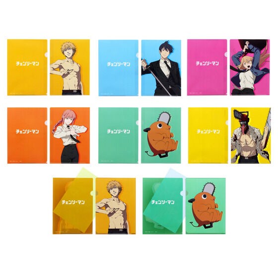 PRE-ORDER : Chainsaw Man Clear File Collection A/B (Set Sales 8 pcs Included)