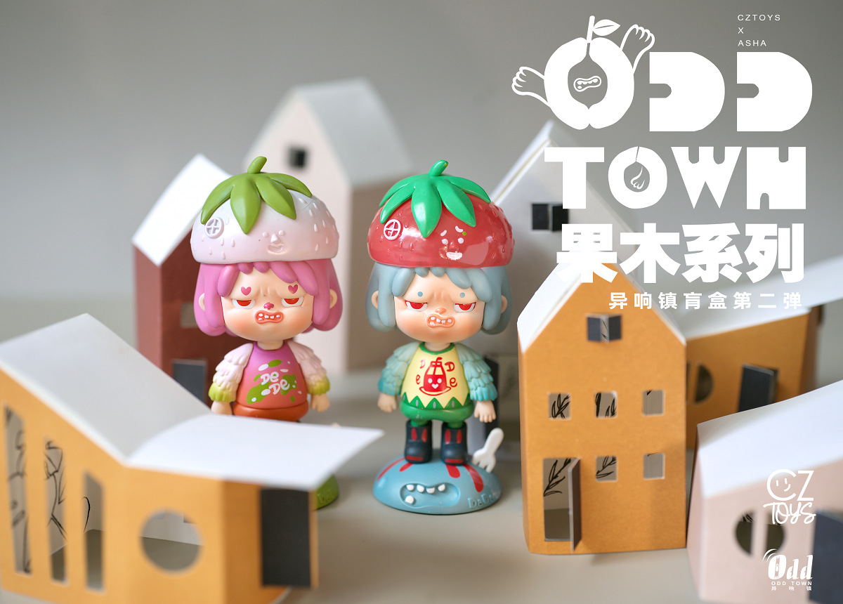 Odd Town Fruit Series By CZTOYS x ASHA (Set of 8+1secret)