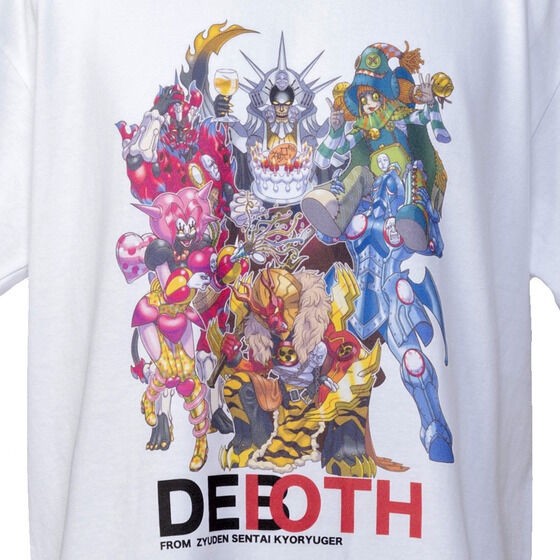PRE-ORDER : K-Suke Design Zyuden Sentai Kyoryuger 10th Anniversary Deboth Army T-shirt