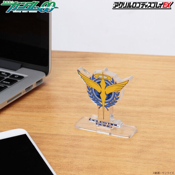 PRE-ORDER : Acrylic Logo Display EX Mobile Suit Gundam 00 Celestial Being Mark