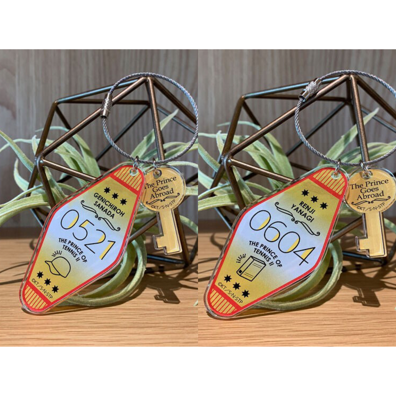 PRE-ORDER : The Prince of Tennis Abroad Room Keychain with Key Charm