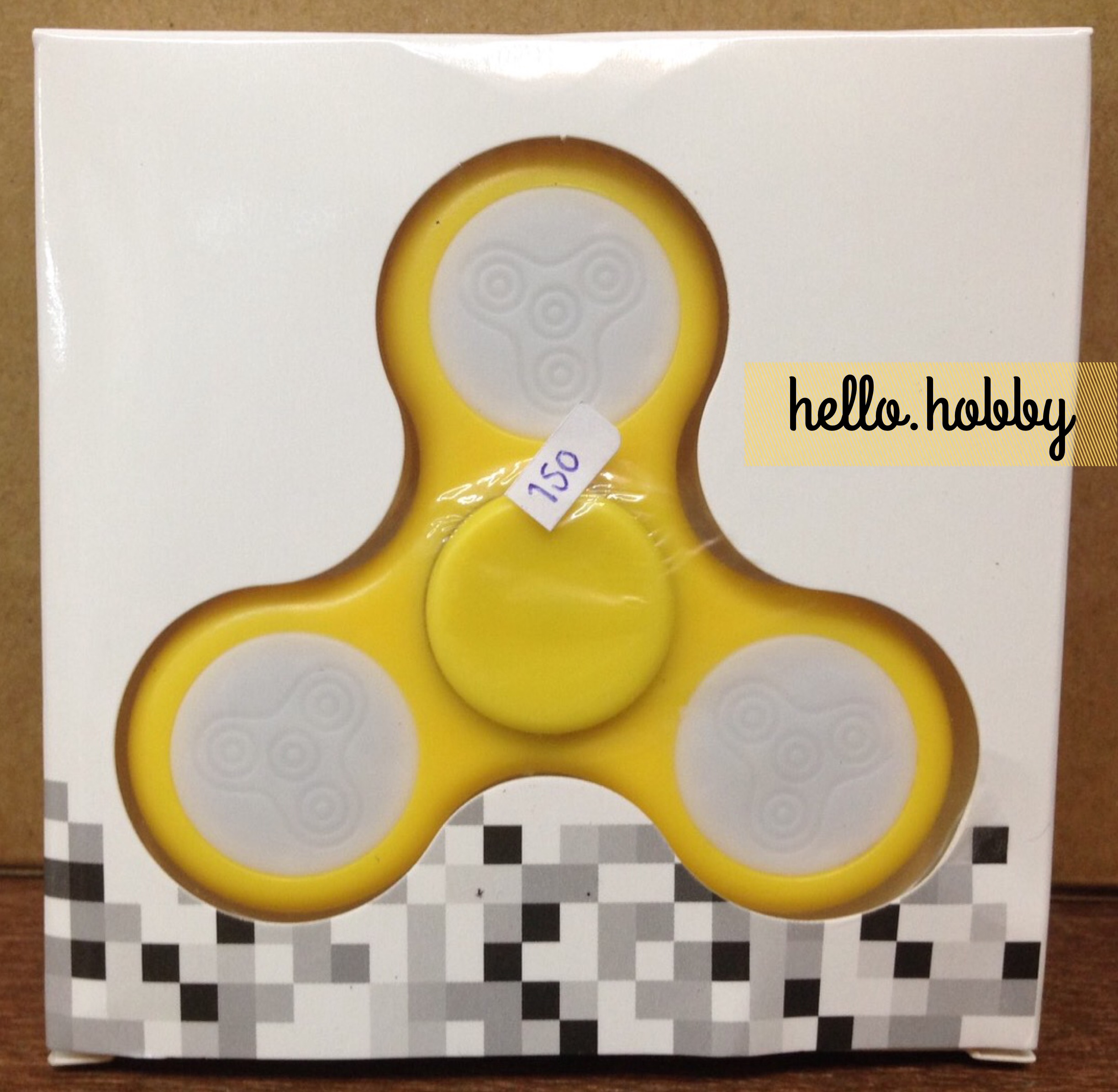 Fidget Spinner - Disco (yellow)