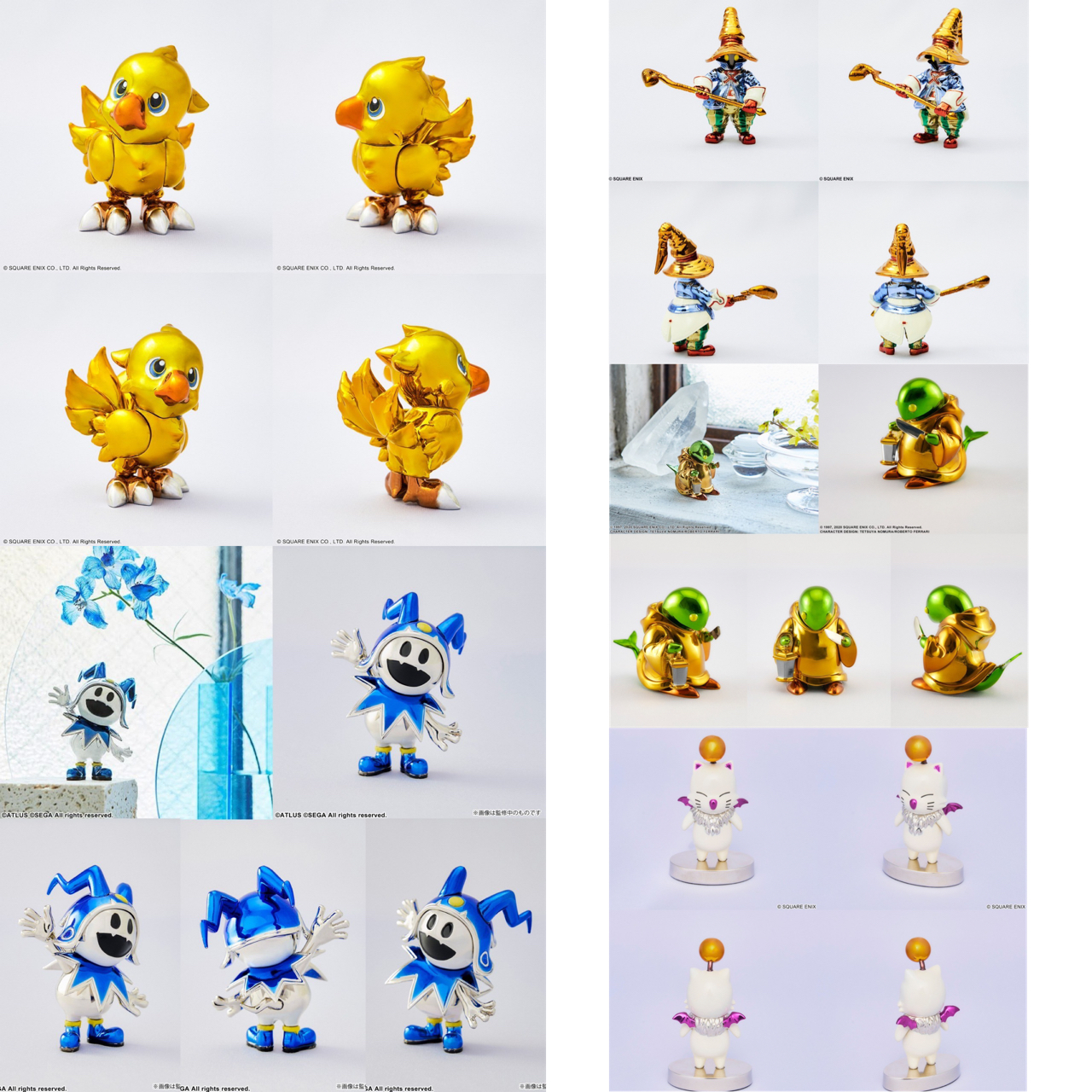 Pre-order : Final Fantasy Bright Arts Gallery Chocobo / Shin Megami Tensei V Jack Frost / Vivi / Tonberry / Moogle by Square Enix (Reissue)