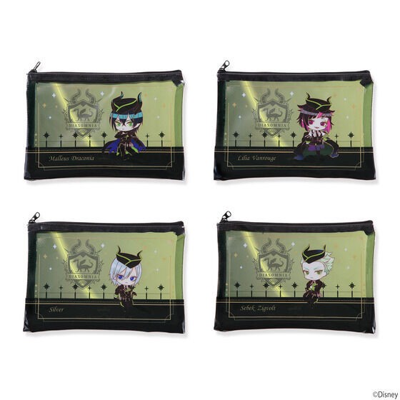 PRE-ORDER : Hapikuro! Disney Twisted Wonderland Original Illustration Clear Pouch (Random)