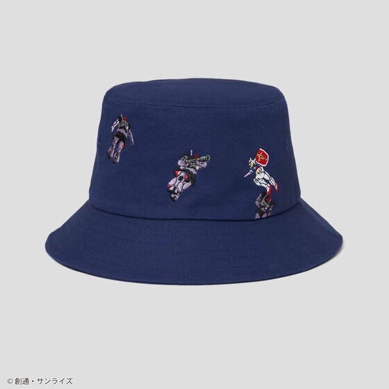 PRE-ORDER : STRICT-G graniph "Mobile Suit Gundam" Hat Black Tri-Stars (Stepping Bucket Hat)