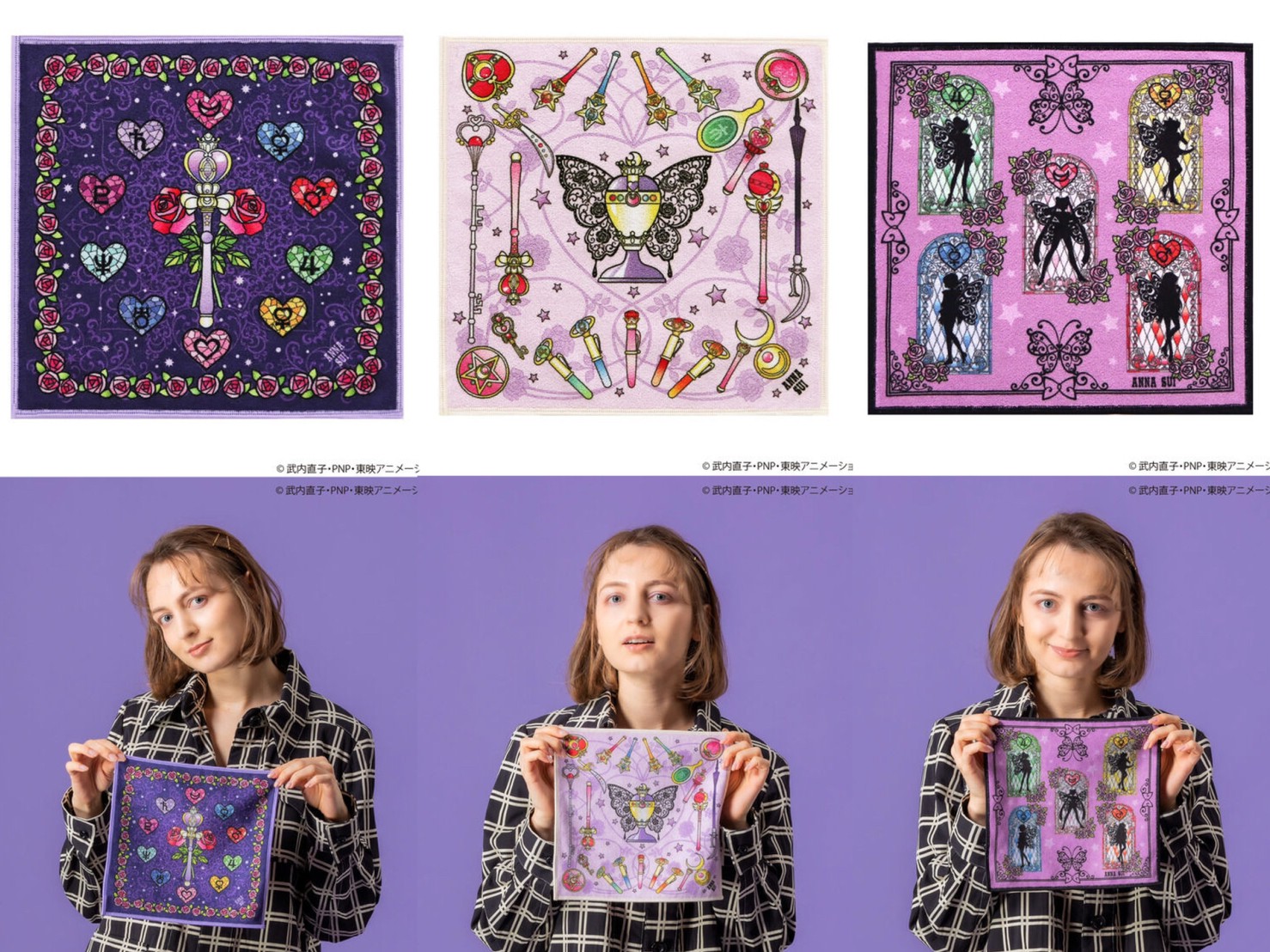 PRE-ORDER : Sailor Moon x ANNA SUI Smartphone Wiping Handkerchief